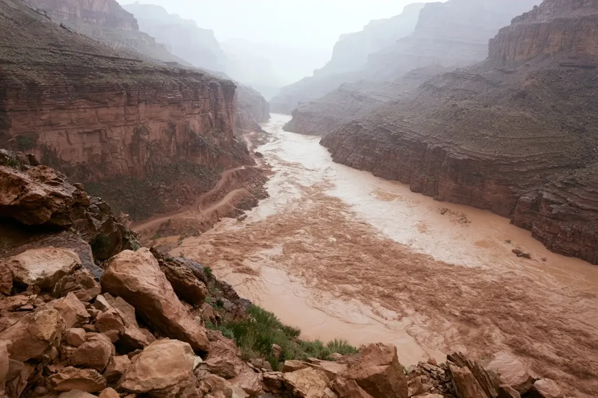 Desaparecidos por inundación repentina en el Gran Cañón: 15 personas
