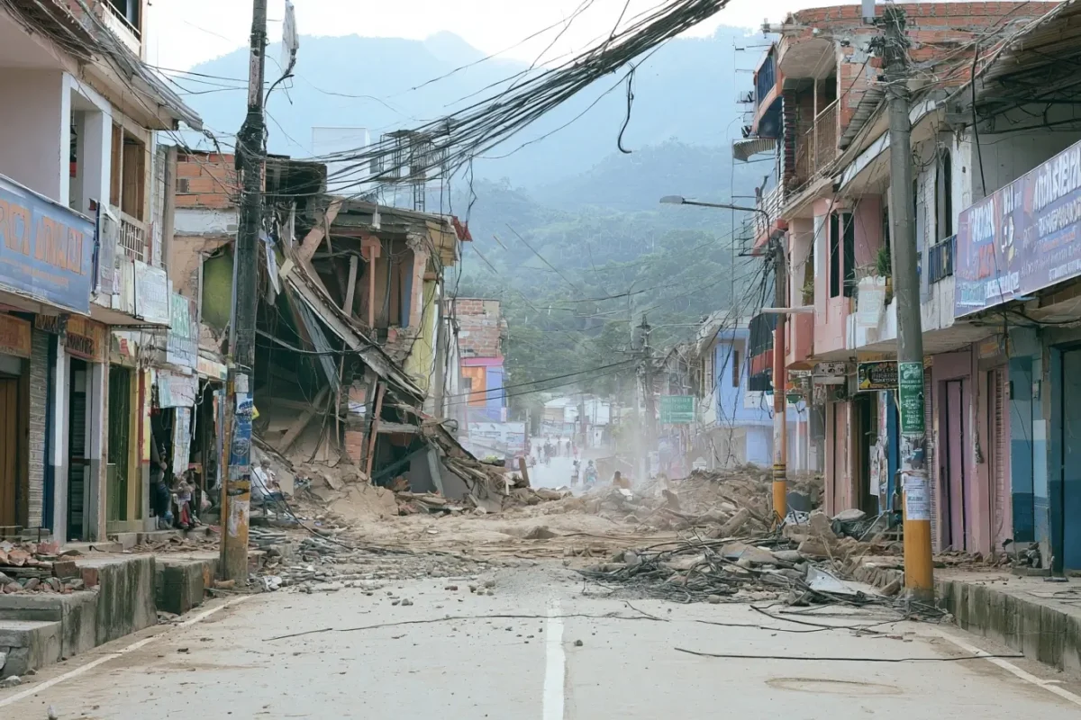 Sismo en el oeste de Colombia: situación crítica para los equipos de rescate Sismo en el oeste de Colombia: situación crítica para los equipos de rescate