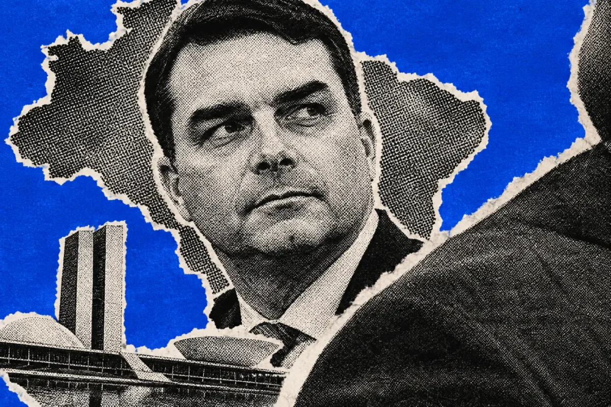 Flavio Bolsonaro afirma liderar Brasil desde Florida
