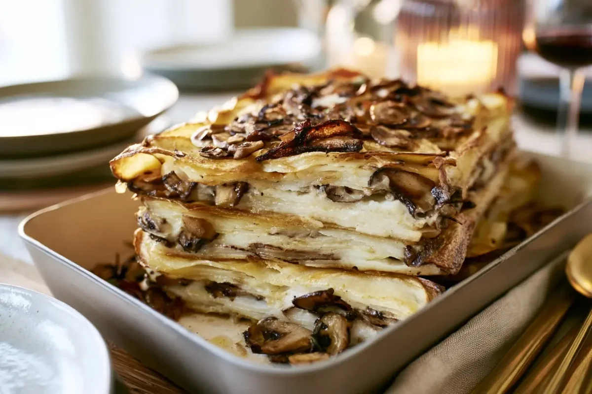Millefeuille de patatas: receta otoñal fácil y deliciosa